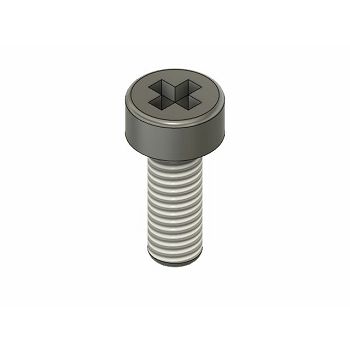 Nylon bolt M3 8 mm, 100 pcs.