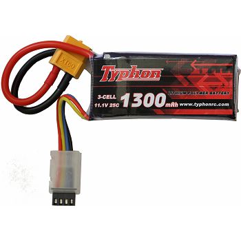 LiPo battery 3S 11.1V 1.3 Ah, XT60