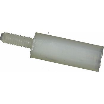 Nylon spacer M2 12 mm, 100 pcs.