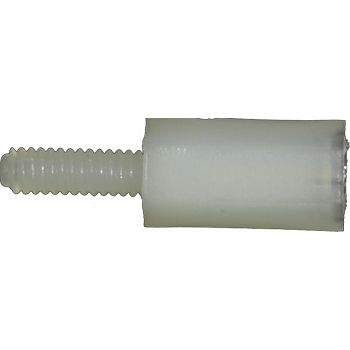Nylon spacer M2 8 mm, 100 pcs.