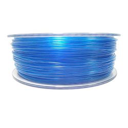 Filament for 3D, PET-G, 1.75 mm, 1 kg, blue transp