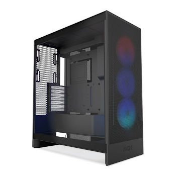 NZXT H7 Flow RGB 2024, crno bez napajanja, ATX
