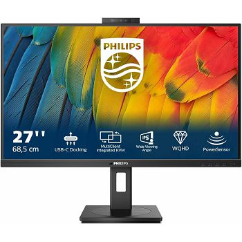 Philips 27B1U5601H 27", HDMI, DP, 100W, HAS, wcam