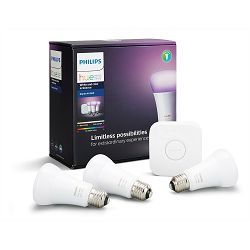 Philips HUE starter kit 3, E27, bijela i boja