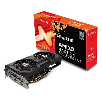 Sapphire Pulse RX 9060XT Gaming OC, 16GB GDDR6