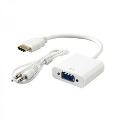 Adapter HDMI - VGA, audio