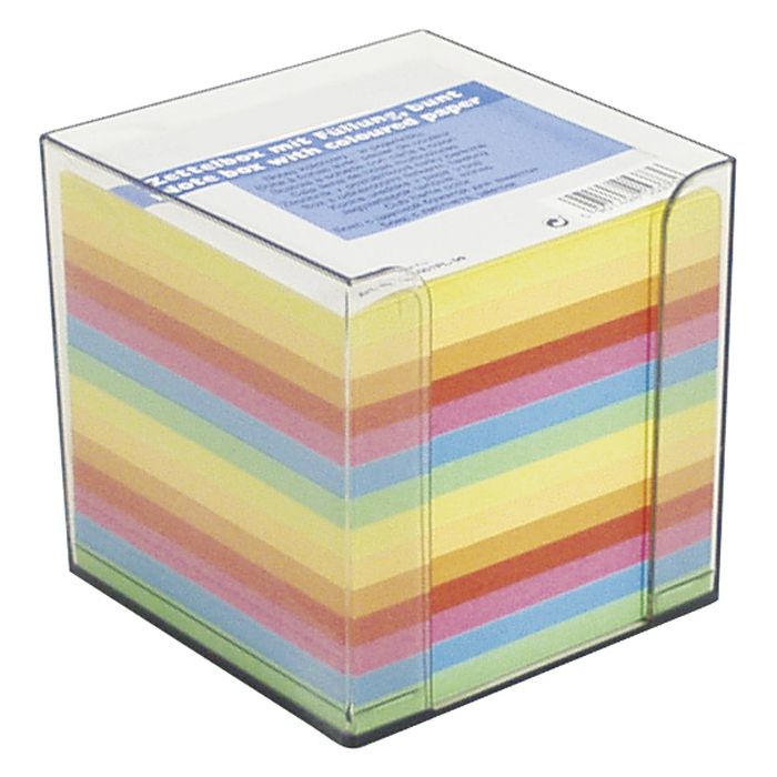 Blok kocka pvc  9,5x9,5 cm s papirom u boji intenzivnoj Donau 7492001PL-99