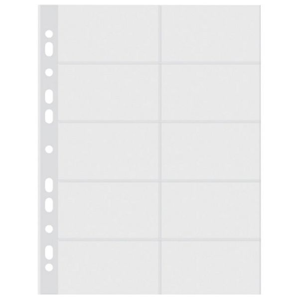 Fascikl uložni za vizitke A4 pk10 Donau 1716001PL-00