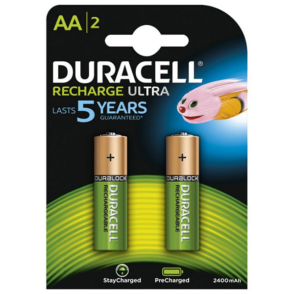Baterija za punjenje 1,2V AA pk2 Duracell HR6 blister