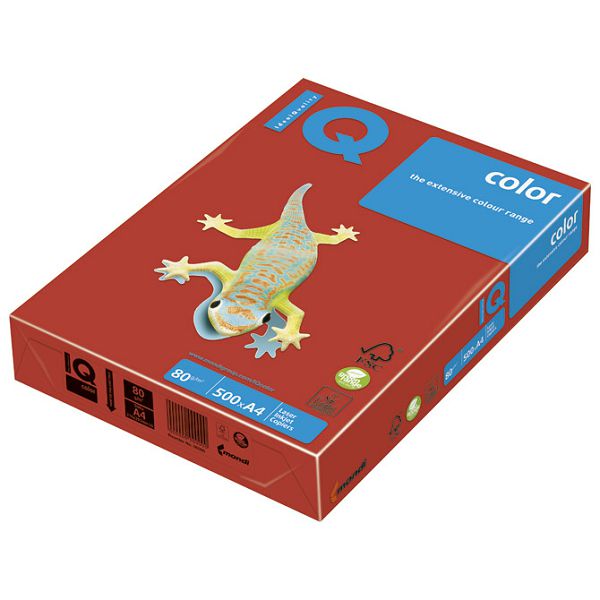 Papir ILK IQ Intenziv A4  80g pk500 Mondi CO44 koraljno crveni