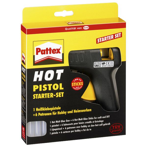 Ljepilo pištolj na patrone+6patrona Pattex Henkel blister