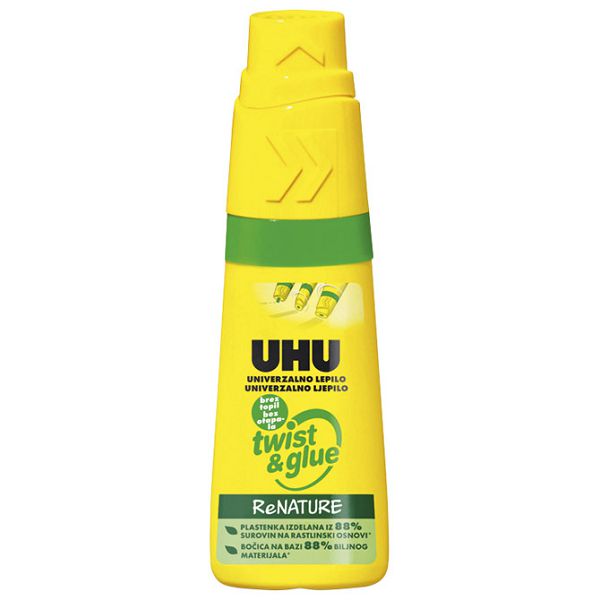 Ljepilo univerzalno   35ml Twist&Glue bez otapala UHU.46340 zeleno