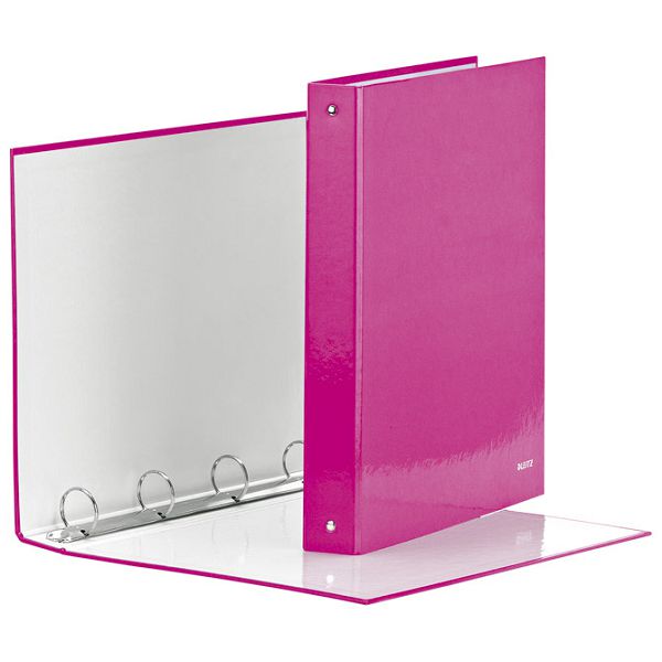 Mapa uložna 4ringa-fi30/hrbat-40mm A4 Wow Leitz 42440023 metalik roza