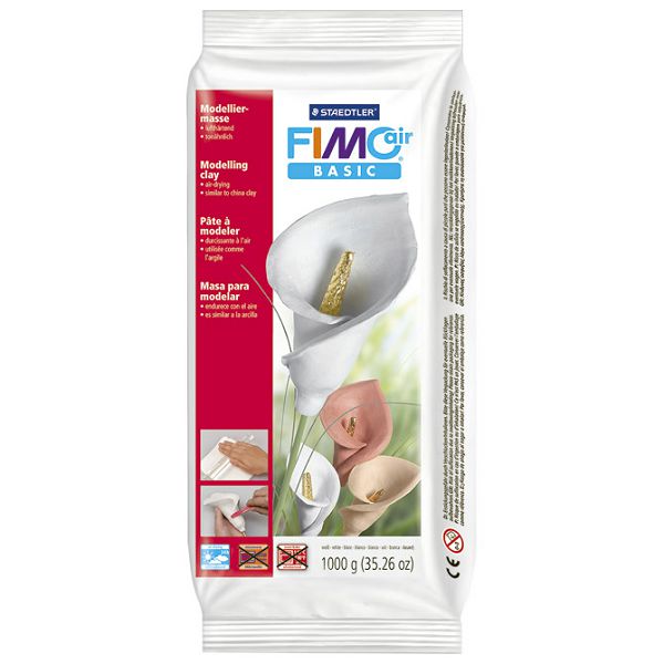 Glinamol 1kg Fimo Air Basic Staedtler 8101-0 bijela