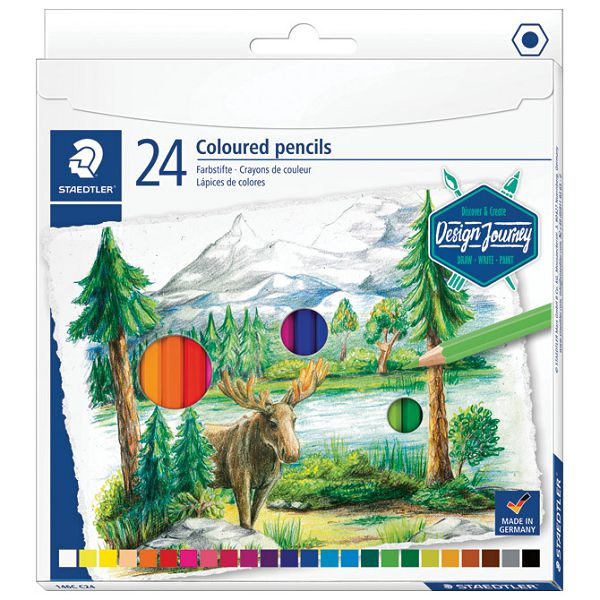 Boje drvene  24boje Design Journey Staedtler 146C C24 blister