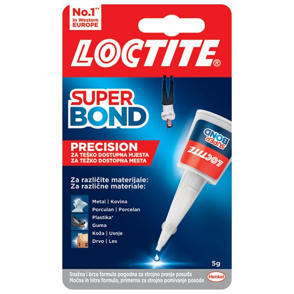 Ljepilo trenutačno 5g Loctite Super Bond Precision Henkel 2733272 blister