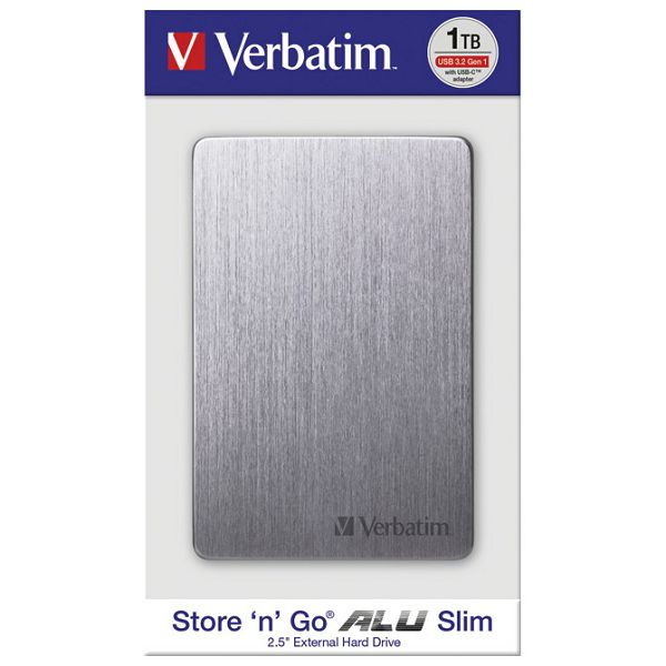 Hard disk 2.5"     1TB USB 3.0 Verbatim 53662 Slim aluminij