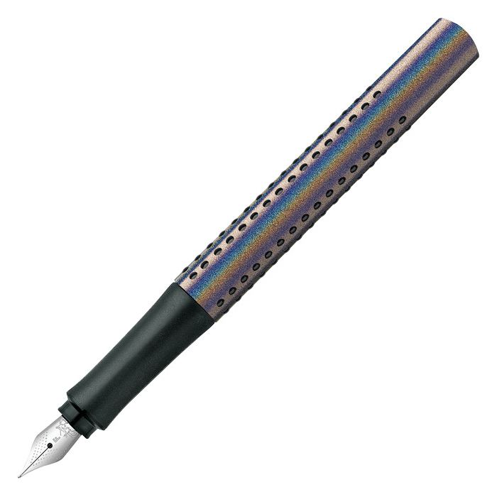 Nalivpero Grip 2011 (F) Glam Faber-Castell 140843 biserno srebrna