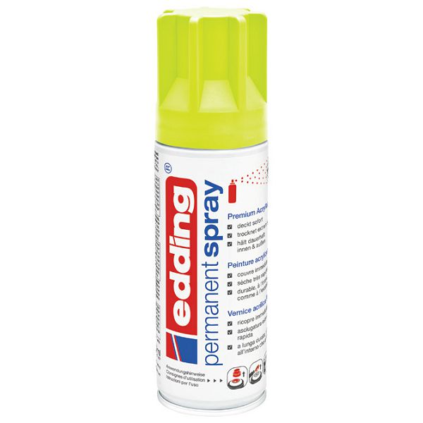Boja akrilna u spreju 200ml permanentna Edding 10132965 neon žuta