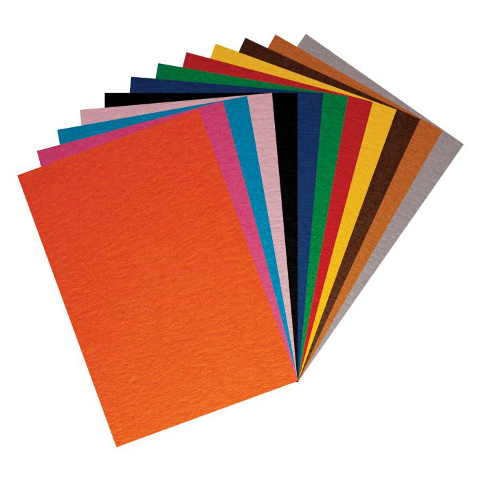 Papir u boji B2 200g Bristol Colore pk25 (12 boja) Fabriano sortirano