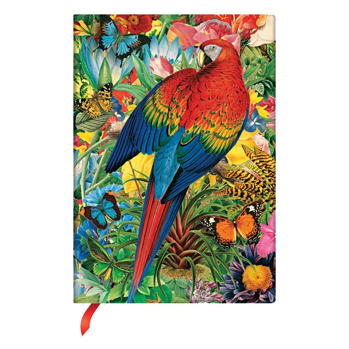 Notes 13x18cm-midi crte  72L s gumicom Tropical Garden Paperblanks PB9306-0