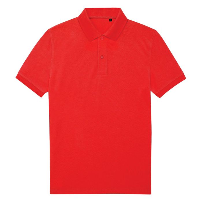Majica kratki rukavi B&C MyEcoPolo 65/35 180g crvena M