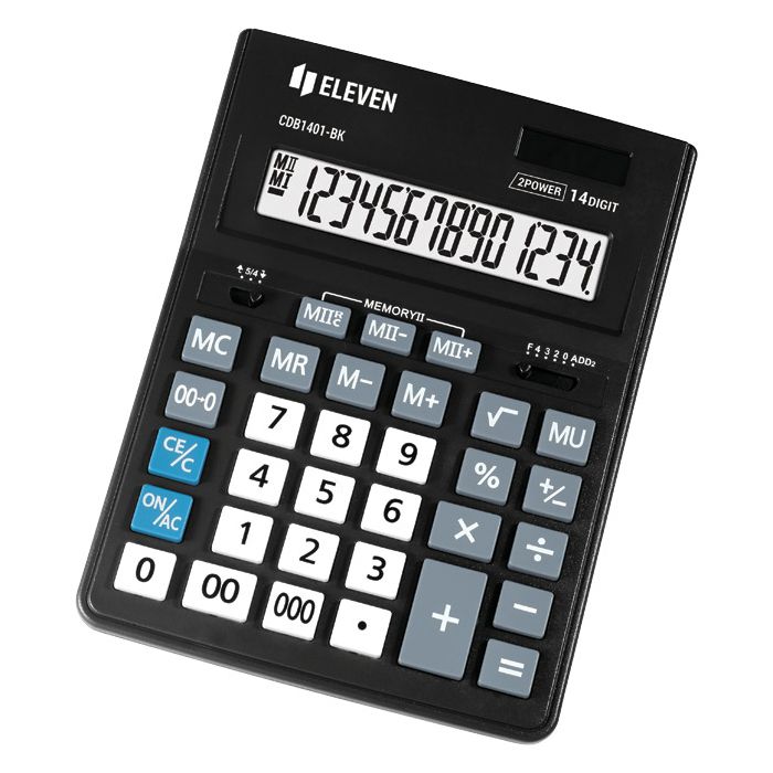 Kalkulator komercijalni 14mjesta Eleven CDB-1401 BK crni