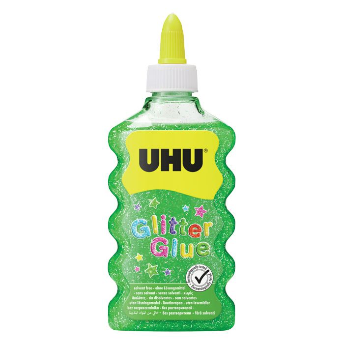 Ljepilo glitter glue 177ml UHU zeleno