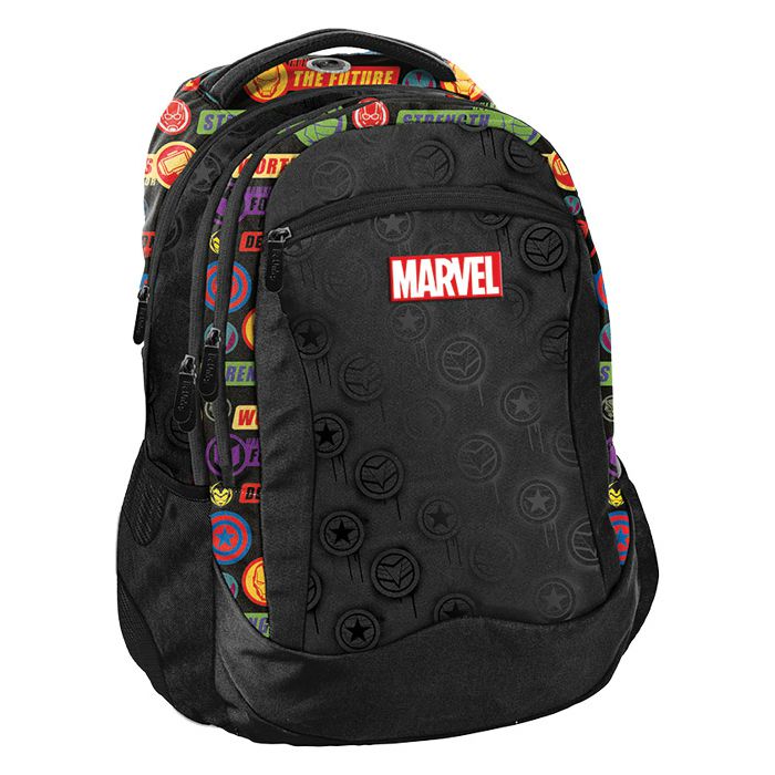 Ruksak školski anatomski Marvel Beuniq AV24XX-2808 crni