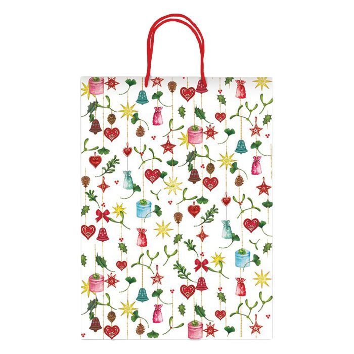 Vrećice ukrasne 20,5x26x11,5 cm novogodišnje Rex-Saul Sadoch SDN20-486G