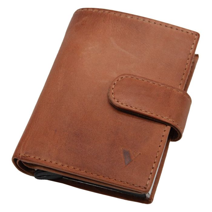 Novčanik-etui kožni s RFID zaštitom 1097 konjak