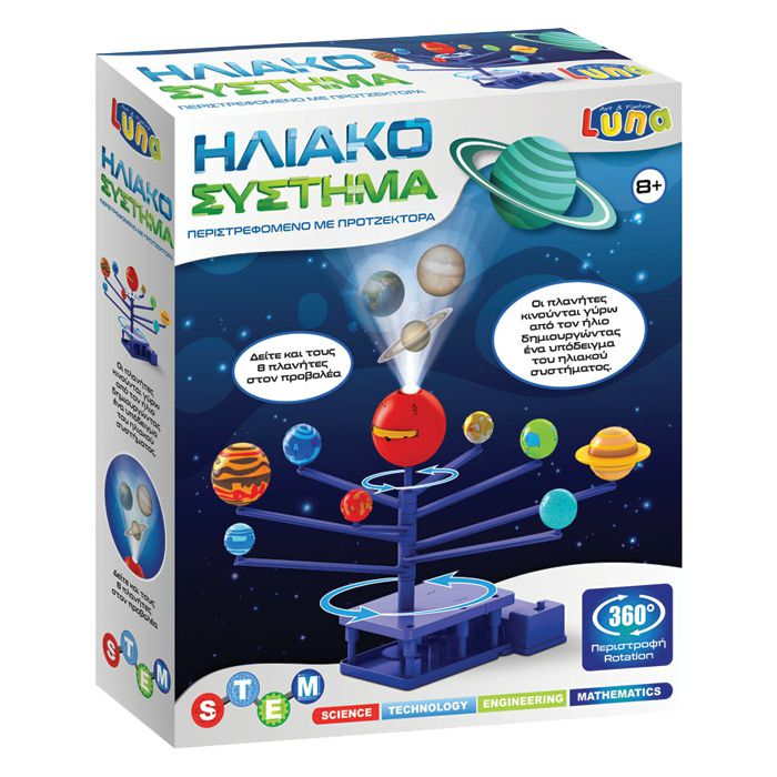 Igračka Solarni sustav s projektorom Luna toys Diakakis 000621966