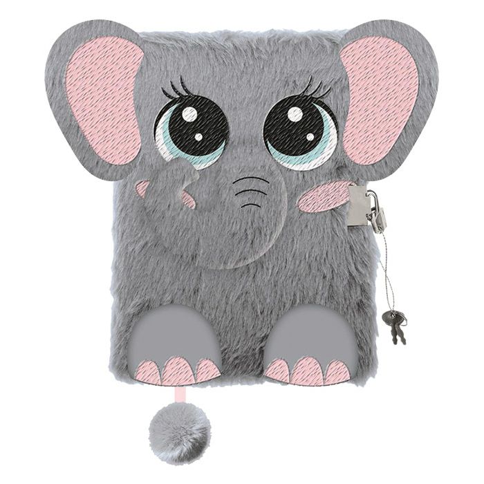 Dnevnik s ključem A5 96L My Little Friend Elephant 9422