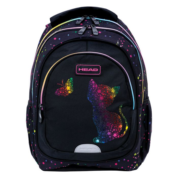 Ruksak školski-notebook anatomski Rainbow Kitty Head 502025033