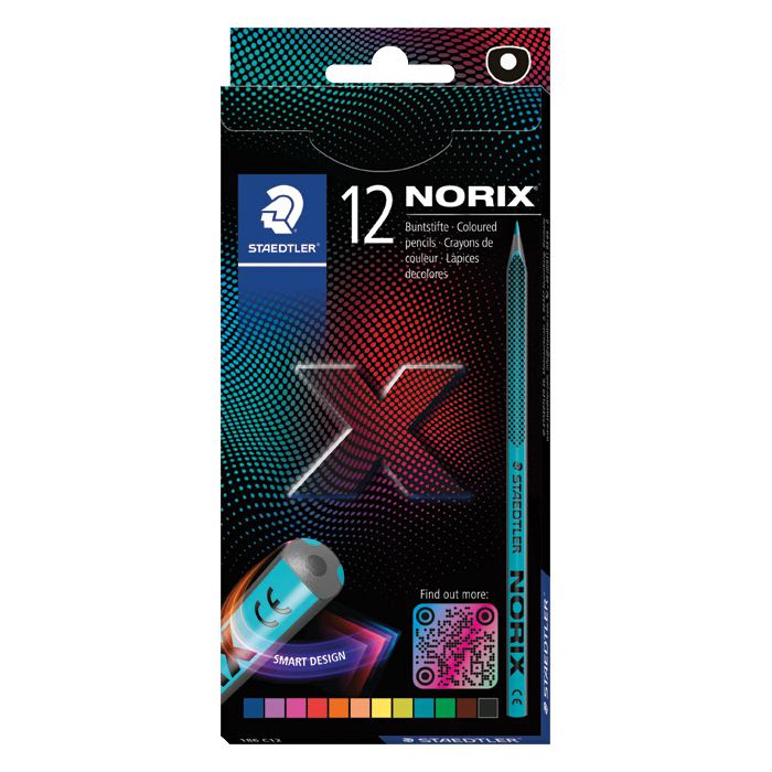 Boje drvene  12boja Norix Staedtler 186 C12 blister