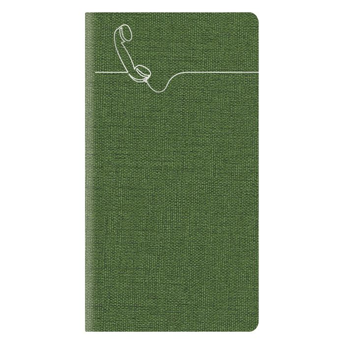 Adresar telefonski  70x150mm A-Z Colere E50 zeleni