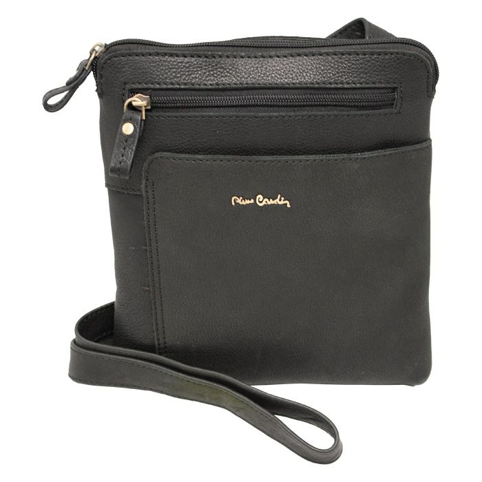Torba kožna (na rame) Pierre Cardin 10423TILAK112 crna