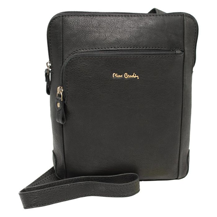 Torba kožna (na rame) Pierre Cardin 9423TILAK112 crna