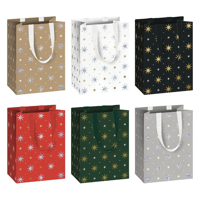 Vrećice ukrasne 10x14x8cm novogodišnje Stewo 5115 80 sortirano