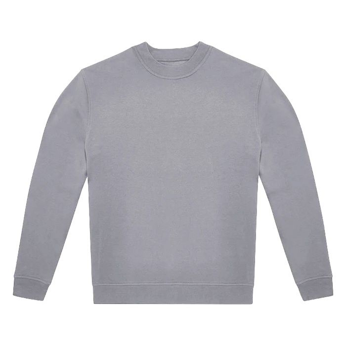 Majica dugi rukavi B&C ID.332 Crew 280g svijetlosiva 2XL