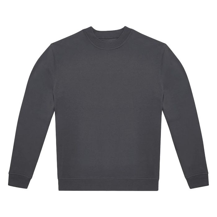 Majica dugi rukavi B&C ID.332 Crew 280g tamnosiva XL