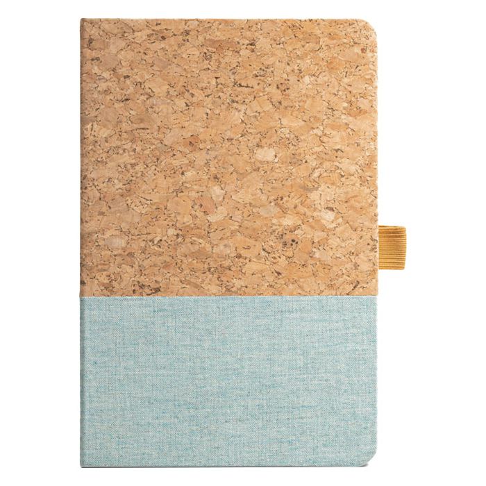Notes A5 crte 96L šamoa crte pluto i tkanina Stricker KLEE 93277124 svijetlo plavi
