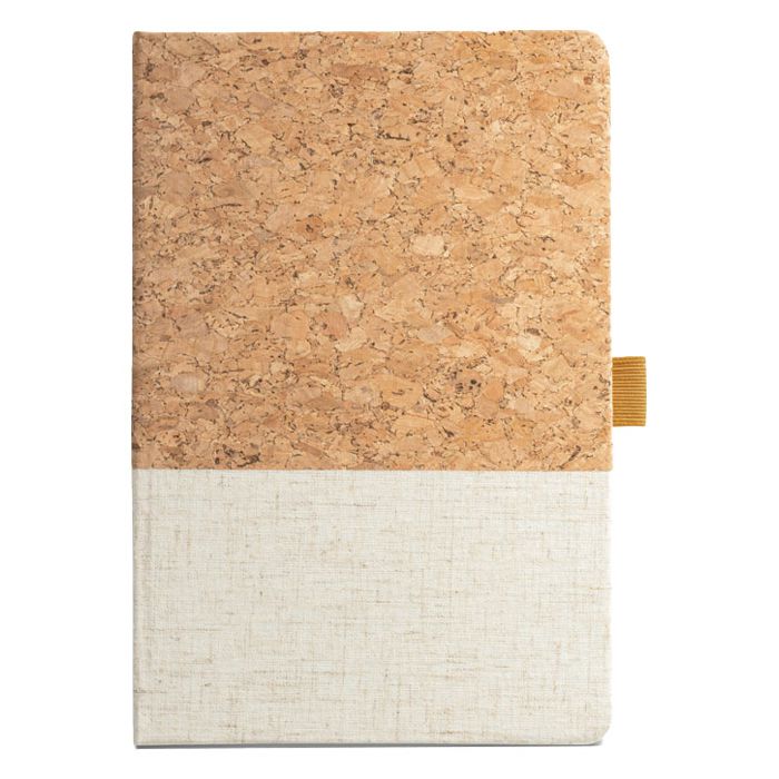 Notes A5 crte 96L šamoa crte pluto i tkanina Stricker KLEE 93277150 svijetlo bež