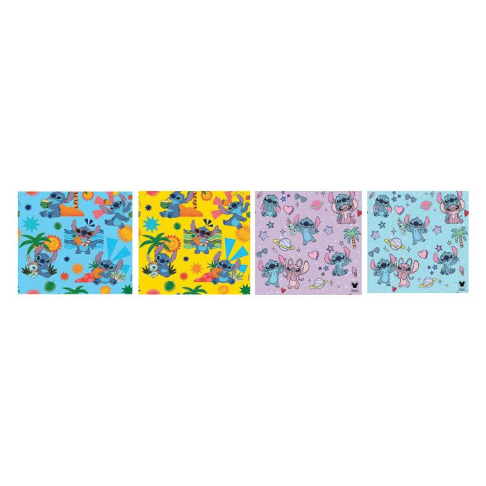 Papir ukrasni rola 70x200cm Disney Stitch Rex-Saul Sadoch W33J1STI