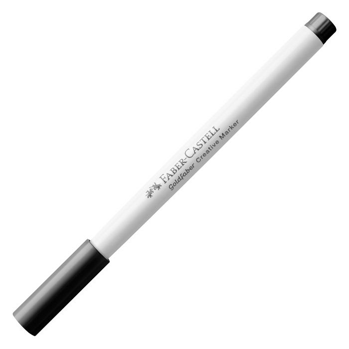 Marker permanentni dekorativni brush Faber Castell 161099 crni