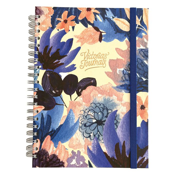 Blok kolegij A4 crte 120L s gumicom Floral Marker 2436