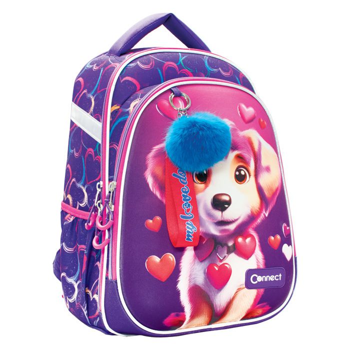 Ruksak školski anatomski lagan XT Love Dog 26.Connect