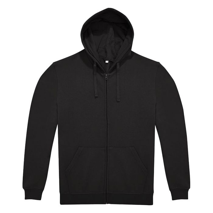 Majica dugi rukavi zip B&C ID.224 280g crna 3XL