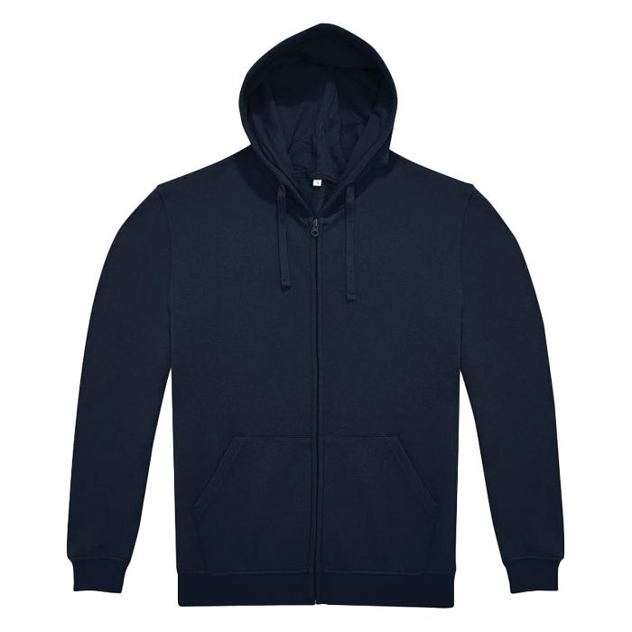 Majica dugi rukavi zip B&C ID.224 280g tamnoplava 2XL