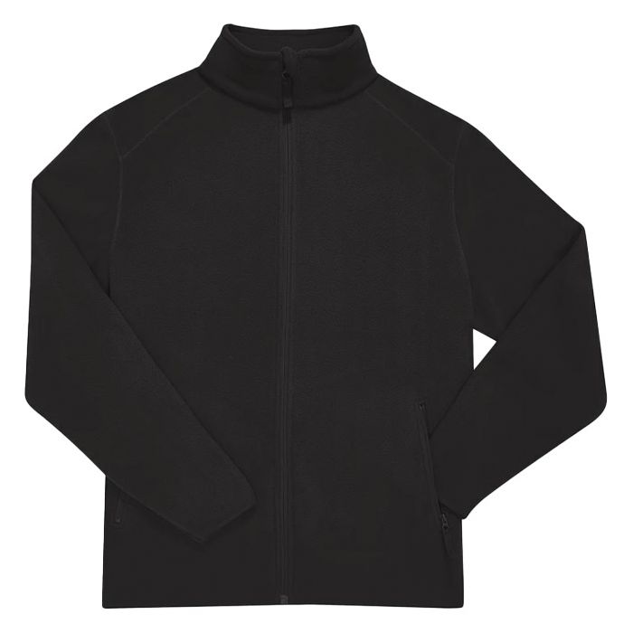 Jakna zip-flis B&C Reset Polar Fleece crna 3XL